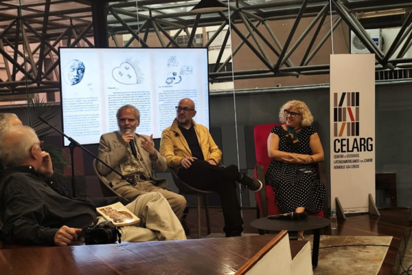 Celebran con anécdotas y música los 85 años del escritor Luis Britto García en Antihomenaje en el CELARG